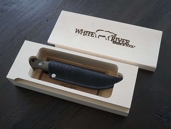 Wood Box White River Knife And Tool Small Game