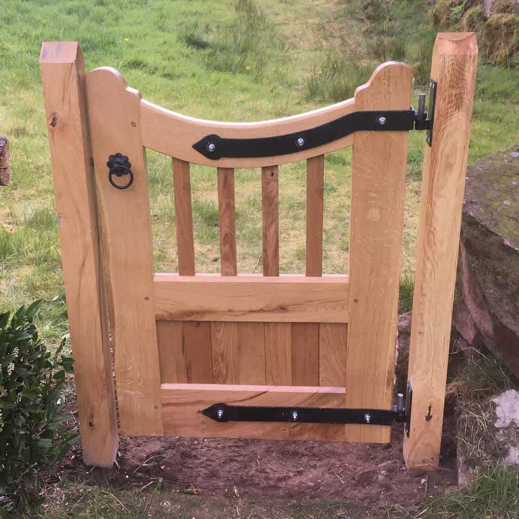 small wood garden gate