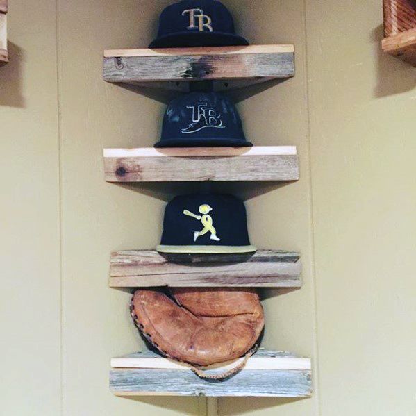 Wood Log Shelves Diy Man Cave Ideas