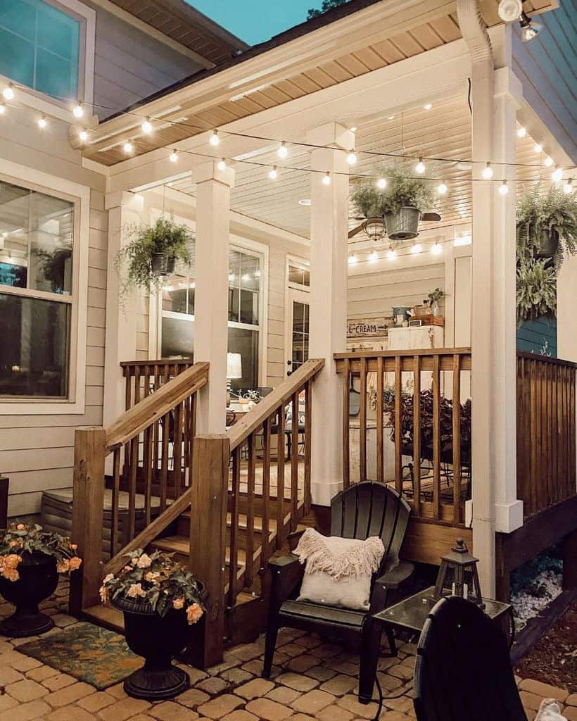 wood porch railing ideas