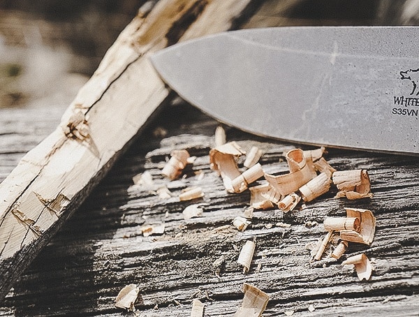 Wood Shavings White River Knife And Tool Ursus 45 Field Tested