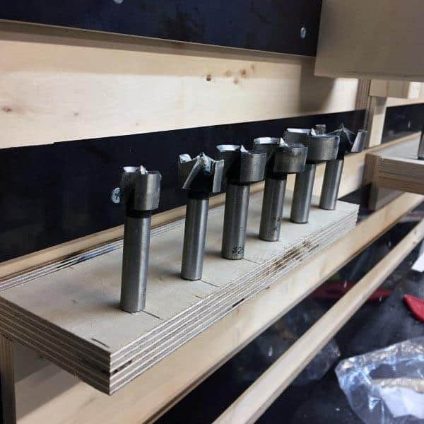 Wood Tool Storage Ideas Router Bit Organizer