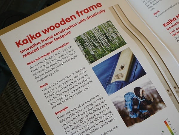 Wooden Backpack Frame Fjallraven Kajka