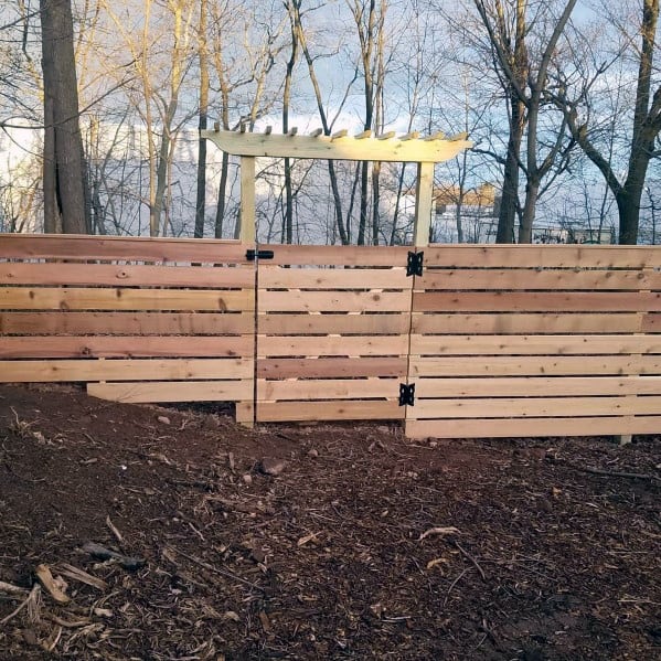pergola fence