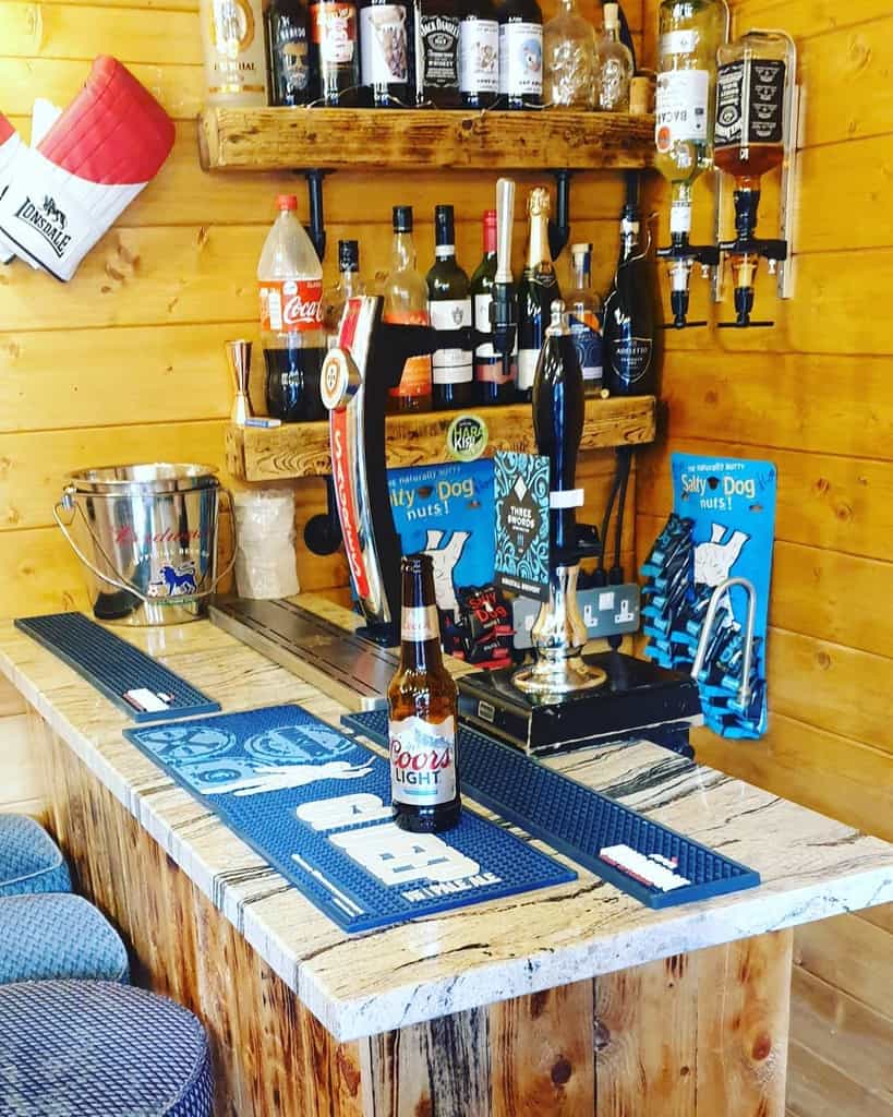 wooden liquor cabinet wet bar