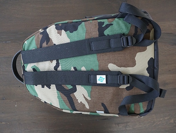 Woodland Camo Blue Force Gear Tracer Pack Back