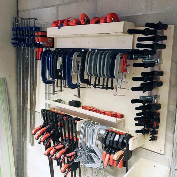Woodworking Clamps Tool Storage Ideas