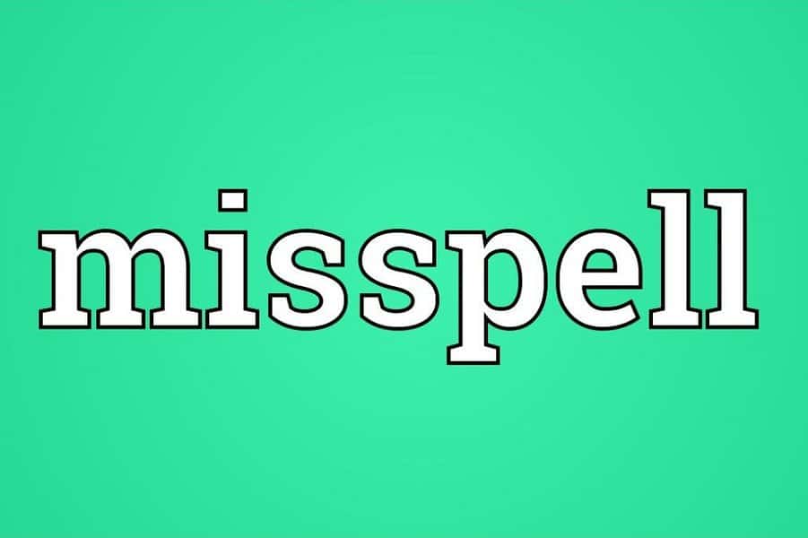 word misspell