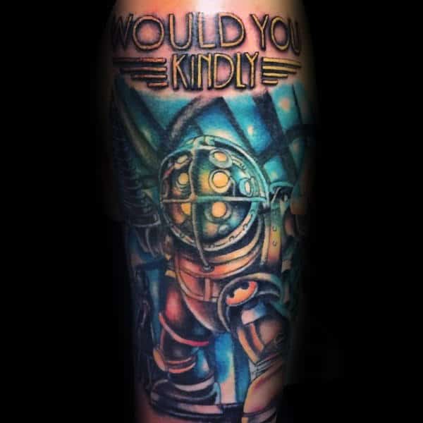 Would You Kindly Bioshock Mens Arm Tattoos