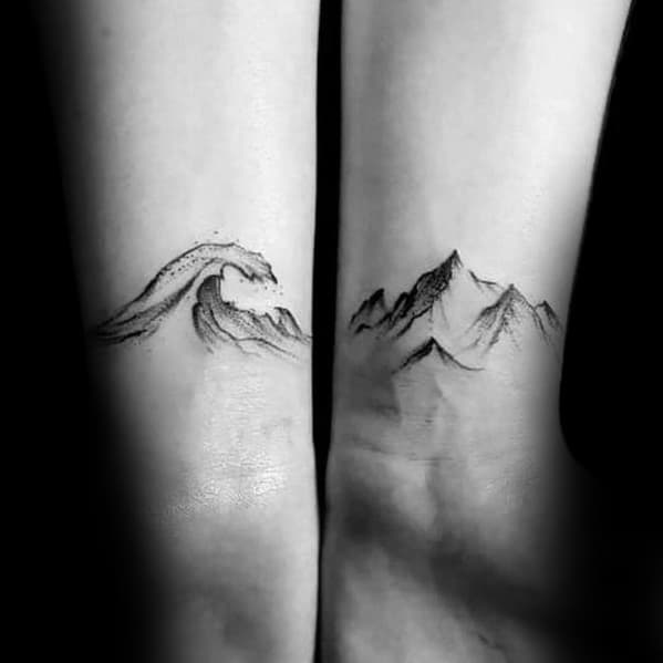 Wrist Guys Small Ocean Tattoo Inspiration