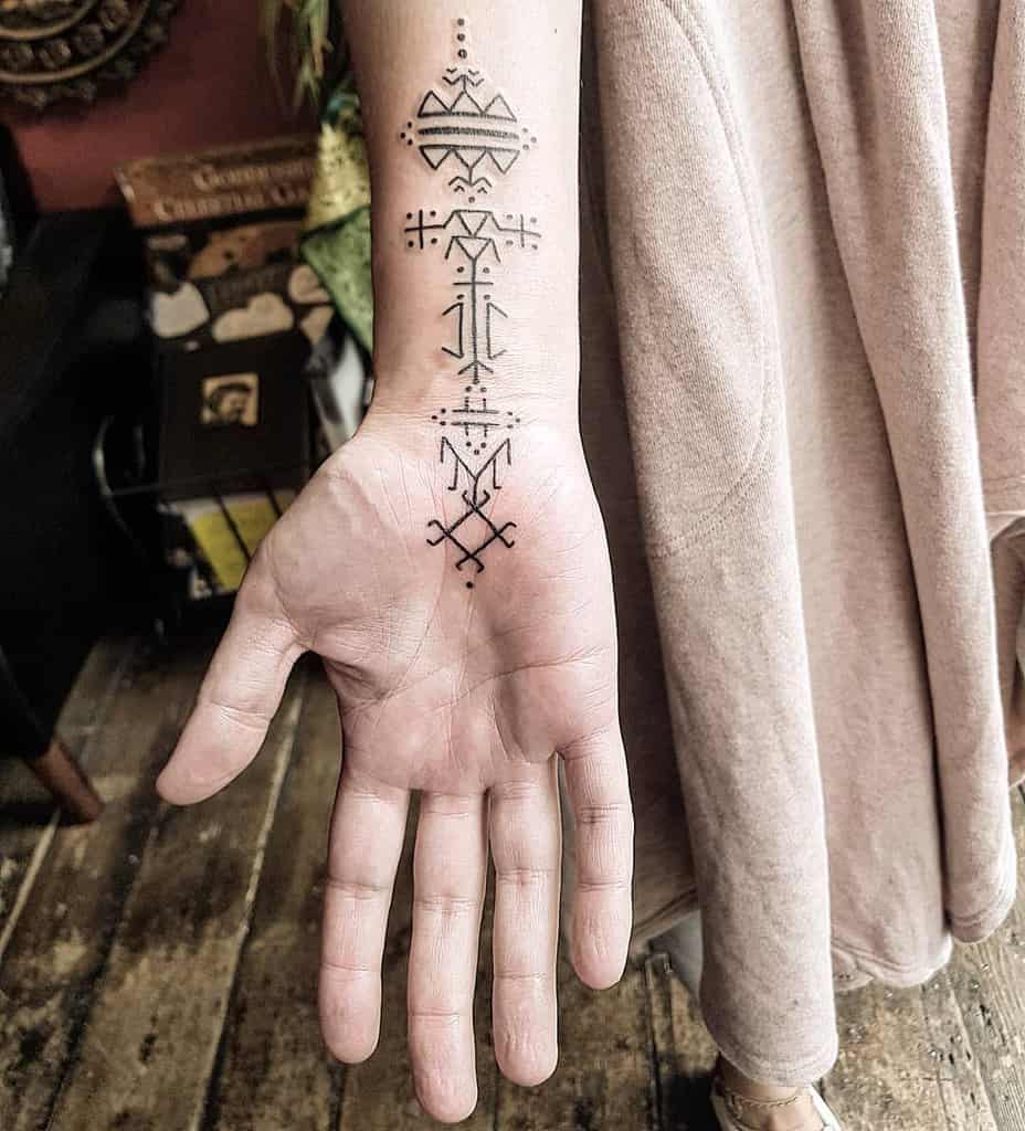 wrist simple tribal tattoos fmr.tattoos