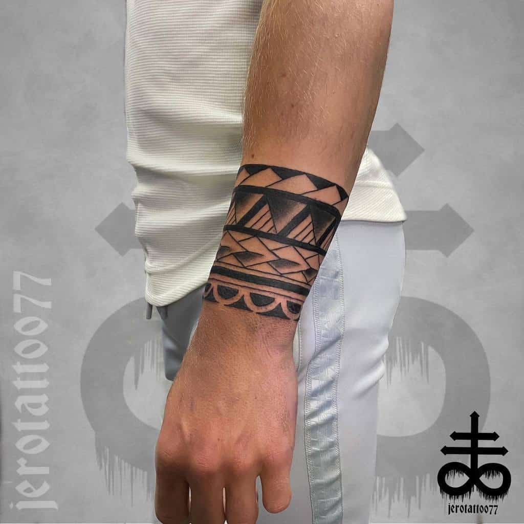 wrist simple tribal tattoos jerotattoo77