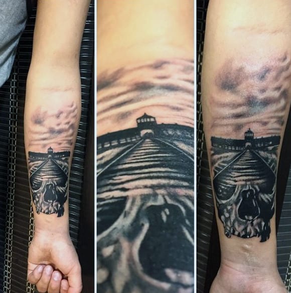 Wrist Tattoo Cloud For Males