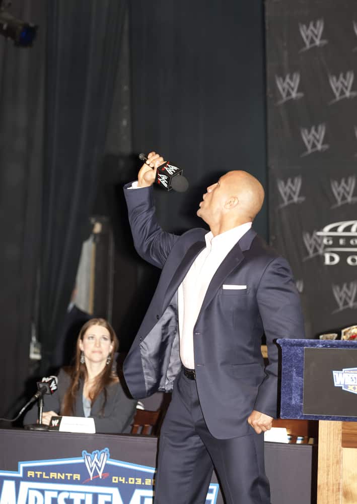wwe superstar dwayne the rock johnson