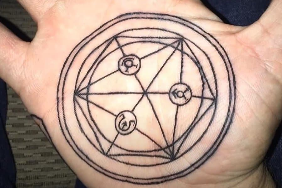  Transmutation Circle Tattoo