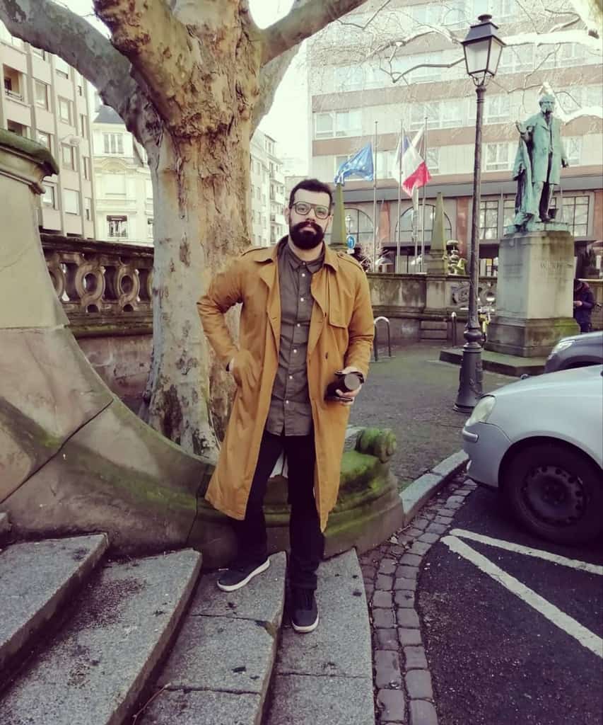 Yellow Coat Neutral Outfit