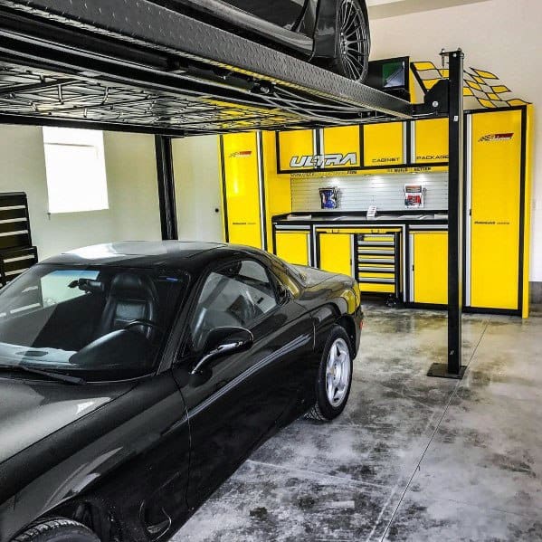 Yellow Garage Cabinet Ideas