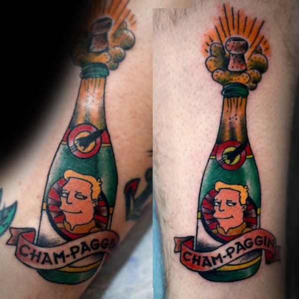 Zapp Brannigan Male Futurama Tattoo Designs