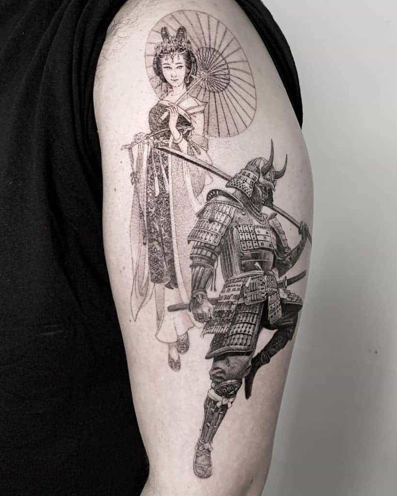 zaragoza-black-worker-geisha-tattoo