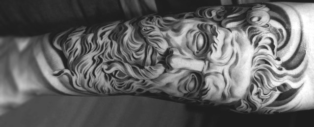 Zeus Tattoo Designs For Men