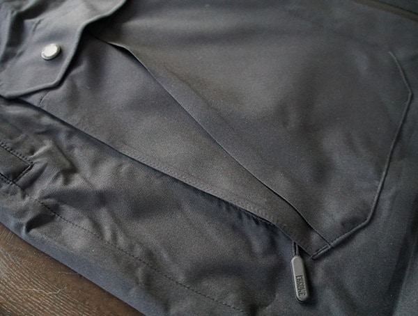 Zipper Closed Chrome Industries Storm Seeker Shell Ms Side Pocket Of Jacket