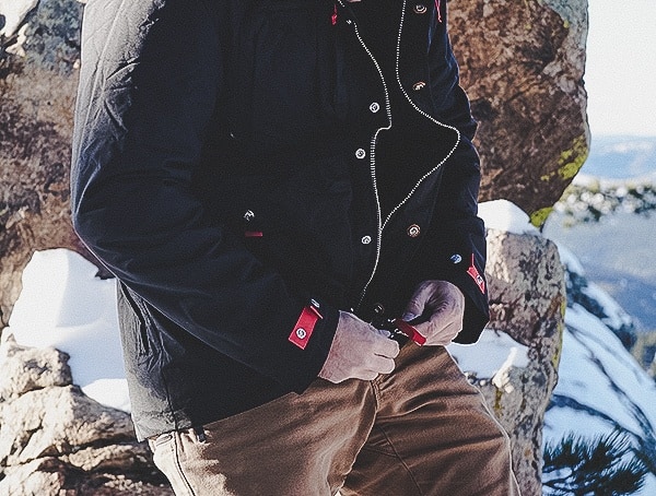 Zipping Up Main Zipper On Topo Designs Mountain Mens Jacket Outdoors