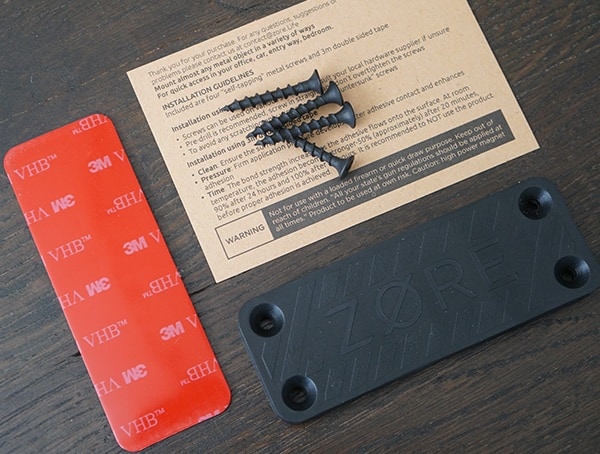Zore Magnetic Gun Mount Package